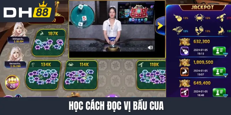 Học cách đọc vị bầu cua